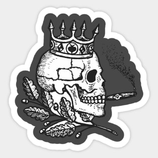 Smokin' Skull Sticker